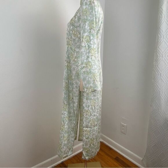 Handmade Womens Ethereal Brocade Cheongsam Gown Whimsigoth Fairy Vtg Dress S/M - Picture 11 of 12